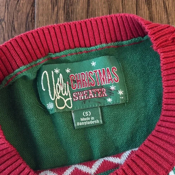 Beatles Abbey Road Ugly Christmas Sweater - Picture 3 of 3